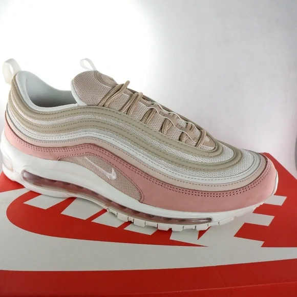 RARE NIKE Air Max 97 Premium 'Particle Beige' Sneakers Sz 9.5 US Men Sz 11 Wmn - Picture 1 of 8